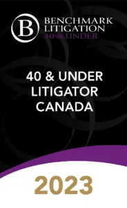 Benchmark Litigation: 40 and Under 2023