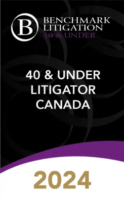 Benchmark Litigation: 40 and Under 2024