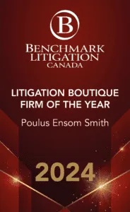 Benchmark Litigation Boutique Firm of the Year